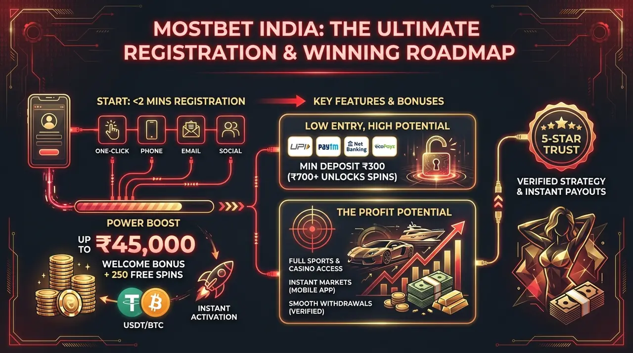 Mostbet registration